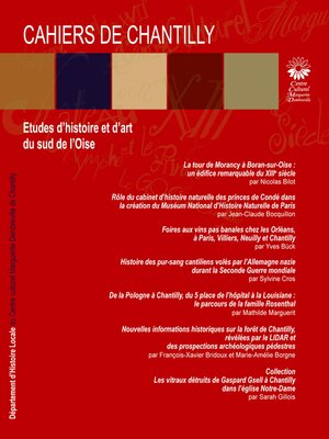 cover image of Etudes d'histoire et d'art du sud de l'Oise
